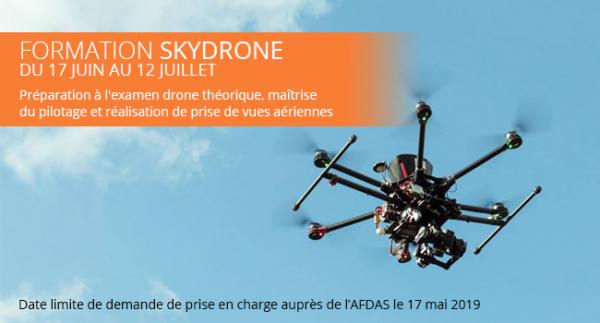 formation audiovisuelle drone examen pilotage